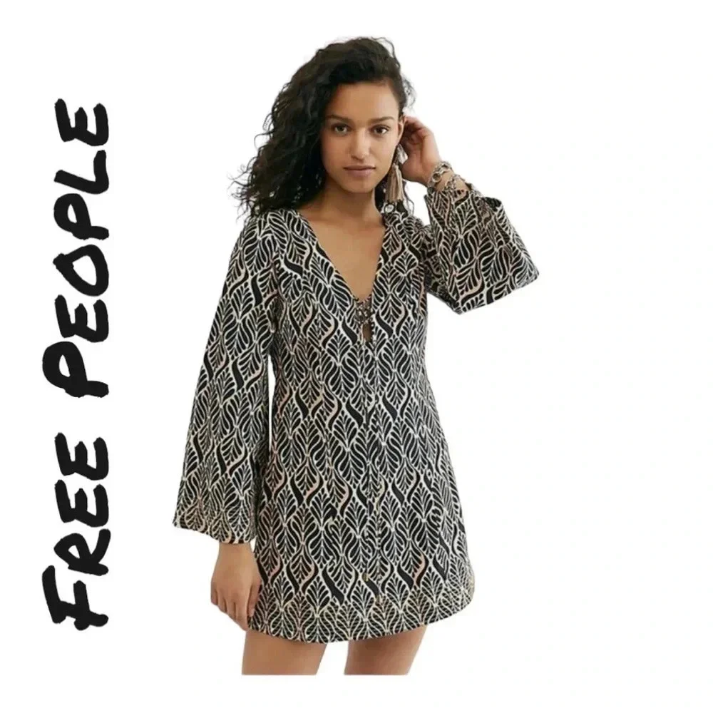 Free People Gia Shift Printed Mini Dress‎